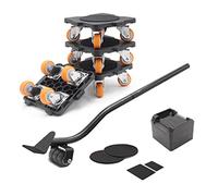 ONEON Kit Sposta Mobili con Ruote - Dolly con Ruote a Cuscinetti Connect | Ruote a Rotazione 360° per Spostare Mobili Pesanti e Elettrodomestici, Portata 300 KG, con Sollevatore Ausiliario
