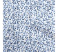 oneOone Popeline Di Cotone Blu Tessuto Bloccare Forniture Quilting Stampano Cucire Il Tessuto Al Metro 56 Pollice largo