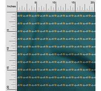 oneOone Popeline Di Cotone Tessuto Foglie E Fiori Artistica Mestiere Proietta Tessuto Arredamento Stampato Al Metro 56 Largo Pollici