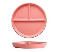 OnePine Porcellana Piatti da Portata Piatti da Pranzo Divisi Piatto Diviso in Tre per Dieta Piatto Dimagrante Ceramica Piatto da Insalata