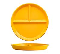 OnePine Porcellana Piatti da Portata Piatti da Pranzo Divisi Piatto Diviso in Tre per Dieta Piatto Dimagrante Ceramica Piatto da Insalata