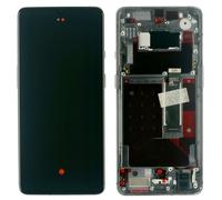 Oneplus 7T Display Modulo Oled Touchscreen Frame Digitizer Vetro Glassato Silver