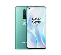 OnePlus 8 Smartphone 6.55” Fluid AMOLED Display 90Hz, 8 GB RAM + 128 GB Memoria, Fotocamera Tripla, Warp Charge 30T, Dual Sim, 5G, Verde (Glacial Green )