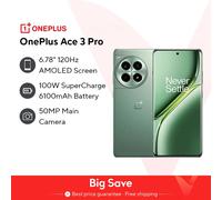 OnePlus ACE 3 Pro sbloccato ROM globale Snapdragon 8 Gen 3 6.78"120Hz display Sony50MP MainCamera 6100mAh Batteria 100W SUPERVOOC Green