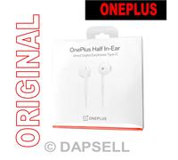Oneplus Auricolare Stereo Originale Half In-ear Microfono Type-c White Per 13t