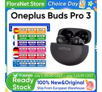 Oneplus Buds Pro 3 Versione Globale, Auricolari Bluetooth 5.4 TWS con Cancellazione Attiva del Rumore 50dB, 43 Ore di Autonomia, IP55