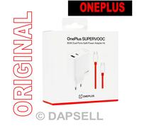 Oneplus Caricabatterie Originale Supervooc 80w Dual Usb/c 7t Pro 8 8t 9 9r 5g X