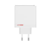 OnePlus SUPERVOOC 100W Caricabatterie rapido USB-C a una porta con cavo bianco - Nouvo