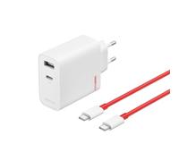 OnePlus SUPERVOOC 80W Caricabatterie rapido, adattatore di alimentazione GaN a due porte con cavo flash di tipo C, compatibile con OnePlus 13/13R/Nord5/CE5