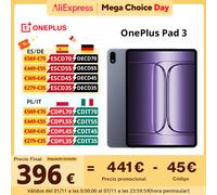 【OnePlus】 Versione globale OnePlus Pad 3 Snapdragon 8 Elite 13,2 pollici 144 Hz 3,4 K Schermo 12140 mAh Batteria 13 MP Fotocamera posteriore