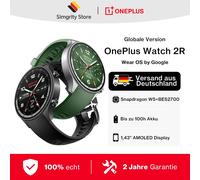 OnePlus Watch 2R Smartwatch AMOLED GPS Cardio Impermeabile WearOS Google Verde