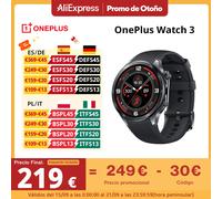 OnePlus Watch 3 SmartWatch Versione globale Wear OS di Google Display LTPO A0MOLED da 1,5 pollici Durata della batteria di 5 giorni Controllo salute degli anni '60 GPS Emerald Titanium