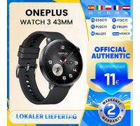 OnePlus Watch 3 Versione Globale, Smartwatch da 43mm con Display AMOLED da 1,32 Pollici, Processore Snapdragon W5, GPS a Doppia Frequenza, Wear OS