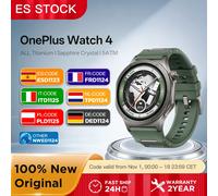 OnePlus Watch 4 Smartwatch 47 mm 32 GB ROM 2 GB Ram Bluetooth NFC GPS, orologio intelligente 646 mAh fino a 16 giorni di batteria, 1,5" LTPO OLED 3000 nits Snapdragon W5 Wear OS 6.0 IP69 5 ATM (nero)