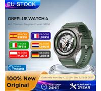 OnePlus Watch 4 Smartwatch 47 mm 32 GB ROM 2 GB Ram Bluetooth NFC GPS, orologio intelligente 646 mAh fino a 16 giorni di batteria, 1,5" LTPO OLED 3000 nits Snapdragon W5 Wear OS 6.0 IP69 5 ATM (verde)