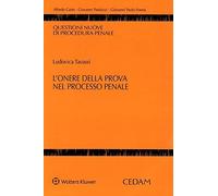 Onere della prova nel processo penale