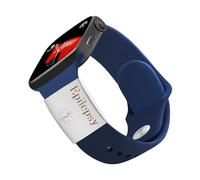 Oneress Cinturino con Targhetta di Allerta Medica per Apple Watch, Targhetta ID Epilessia Incisa, Etichetta Medica di Emergenza in Acciaio Inossidabile Resistente per Fitness e Anziani YA4313