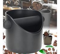 Oneroomone Knock Box Caffè, Contenitore Fondi di Caffè Espresso, Coffee Grind Knock Box, Barista Knock Box, Contenitore dei Fondi di Caffè Estraibile, Base Antiscivolo, 450 ml(3,93x3,93x 4,33 Pollici)