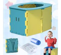 Oneroomone Vasino Portatile, Vasino Portatile Per Bambini, Toilette Portatile Pieghevole e Toilette Portatile Per Bambini, Vasino da Viaggio, Toilette Portatile Per Viaggiare Con i Bambini