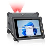 ONERugged Rugged Tablet with Barcode Scanner M80N 8inch Windows 11 Pro Enterprise Tablet w/Zebra SE4710 Scan Engine, 1D/2D QR Inventory Scanner, 8GB + 128GB Industrial Work PC for WMS, Retail
