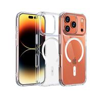 Ones Custodia Magnetica per iPhone 17 Pro, Compatibile con MagSafe, Sottile con Protezione di Livello Militare, Retro Antigraffio e Anti-iIngiallimento, Cover Estremamente Resistente, Trasparente