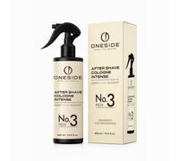 Oneside Barber Cologne No.3 Men 400 ml - Spray dopobarba da uomo con 6% di olio profumato - bergamotto, mela, miele, tabacco, vaniglia e fagiolo tonka - Acqua da barba da uomo, profumo per capelli