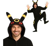 Onesie Kigurumi Pigiama Pokemon Umbreon Travestimento Costume M: 155 - 165cm