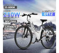 ONESPORT OT12 Adulto E Bike 250W Motore 36V13AH Batteria Bicicletta Elettrica Freni Meccanici 27.5*2.25 pollici Pneumatici Da Strada Bici Elettrica