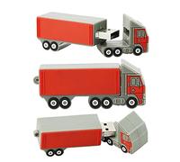 OneSquareCore 4GB Forma di camion USB Flash Drive U Disco Dati USB 2.0 USB Flash Disk Memory Stick Pen Drive Dispositivo di archiviazione Unità USB Storage esterno Disco Flash (Grigio)