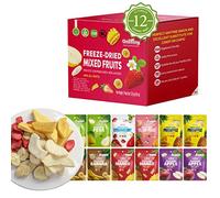 ONETANG Frutta mista liofilizzata, confezione da 12 pezzi, non OGM, Kosher, senza zuccheri aggiunti, senza glutine, vegano, regali per le vacanze, snack salutare 9,9 g