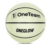 OneTeam Pallone da basket Luminescente nella misura 7 Pallone basket con un diametro di 24,6 cm con effetto fosforescente Materiali PU e gomma per allenamento Pallacanestro e gioco