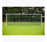 OneTeam Sniper - Rete da calcio per portiere, colore nero | Zone bersaglio per precisione di tiro, poliestere robusto, fibbie in polipropilene, resistente alle intemperie