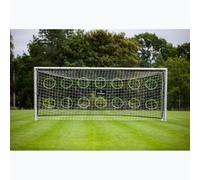 OneTeam Sniper - Rete da calcio per portiere, colore nero | Zone bersaglio per precisione di tiro, poliestere robusto, fibbie in polipropilene, resistente alle intemperie