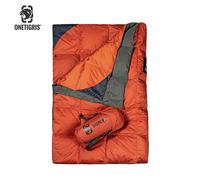 OneTigris Coperta da campeggio Trapunta da viaggio pieghevole per campeggio all'aperto Escursionismo Trekking 3 stagioni 1 persona Adatto a 41 ° F-77 ° F(5 ° C-25 ° C)