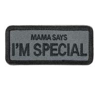 OneTigris Patch Militari, Toppe Personalizzate, Patch Tattico con Chiusura a Strappo - "Mama Says I'm Special " per Militari, Zaini e Abbigliamento, 8,9x4 cm-Robusto, Divertente e Unico