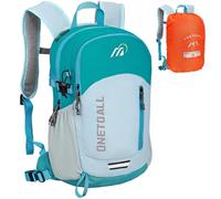 ONETOALL Zaino Antifurto da Donna 20L, Zaino da Escursionismo Leggero e Piccolo per Uomo, Zaino Ciclismo con Schienale Aereato per Giornaliero, Viaggi e Pendolarismo, Solo 500g