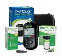 OneTouch Select Plus Flex® "Start-Set" per l'automonitoraggio della glicemia | contiene 1 glucometro, 50 strisce reattive, 1 dispositivo pungidito, 35 lancette sterili