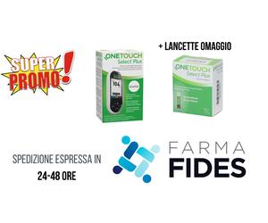ONETOUCH SELECTPLUS 25STR + GUCOMETRO + LANCETTE OMAGGIO