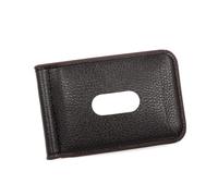 OneTreeTime Blocking Slim Bifold Vera Pelle Minimalista Tasca Frontale Portafogli per Uomo con Fermasoldi Sottile Uomo, K679-1marrone, Taglia unica