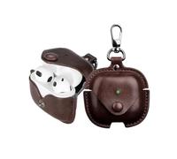 OneTreeTime Custodia in Pelle for AirPods 4 2024, Custodia Protettiva Portatile in Pelle da Uomo e Donna con Chiusura a Scatto Sicura Compatibile con Apple AirPods 4a Generazione Custodia di Ricarica