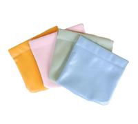 OneTreeTime - Custodia organizer in pelle personalizzata con chiusura a scatto, custodia Jolly Wish, buste con chiusura a scatto, ch-loe rosa, borsa for cosmetici tascabile in pelle di agnello con chi