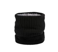 OneTreeTime Scaldacollo in pile antivento termico lavorato a maglia, sciarpa per uomo e donna, sciarpa spessa invernale per il freddo, sciarpa circolare per sport all'aria aperta (arancione)