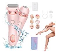 OneTreeTime The Glide Pro 3.0 - Rasoio elettrico portatile 2 in 1, impermeabile IPX7, da donna, bagnato e asciutto (rosa)