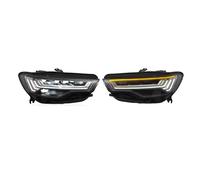 ONETREND Faro Anteriore Per A6 2012-2018 1 Coppia Di Fari A LED Plug And Play Con Luci Di Svolta Dinamiche A LED DRL Gruppo Fari Anteriori(2012-2015 Halogen)