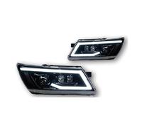 ONETREND Faro Anteriore Per Dodge Per JCUV Per Journey Per Freemont 2009-2016 Fari Anteriori Per Auto LED DRL Angel Eye Bi Xenon Beam Gruppo Fari Anteriori