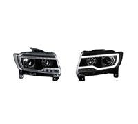 ONETREND Faro Principale Per JEEP Per Compass 2012-2016 Fari Anteriori A LED Per Auto Plug And Play Con DRL Lente Proiettore H/L Paraurti Anteriore A LED Fari Anteriori(For Co*mpass)