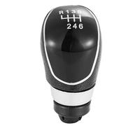 OneTrend Pomello Cambio Per Ford Per Fiesta MK7 2008-2013 Per Focus MK2/FL 5/6 Velocità Pomello Cambio Auto Pallamano Leva Manuale(6 Speed Black)