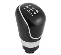 OneTrend Pomello Cambio Per Ford Per Fiesta MK7 2008-2013 Per Focus MK2/FL 5/6 Velocità Pomello Cambio Auto Pallamano Leva Manuale(5 Speed Black)