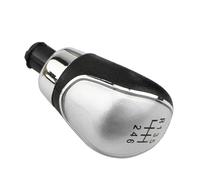 ONETREND Pomello Cambio Per Ford Per Fiesta MK7 2008-2015 Per Focus MK2 FL 2008-2011 5 6 Pomello Del Cambio Testa Velocità(6 speed sliver)