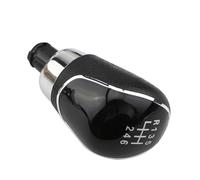 OneTrend Pomello Cambio Per Ford Per Focus 2 3 MK2 MK3 2005-2015 Per Fiesta Per Ecosport 5 6 Velocità Manuale Auto Testa Ingranaggi Pomello Cambio(6Speed Black)